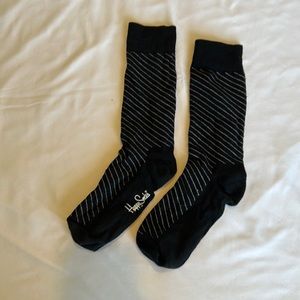 Black Happy Socks Dress Socks One-Size